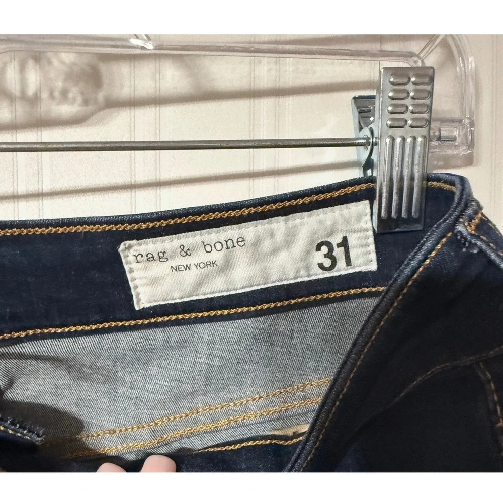 Rag & Bone New York Skinny Jeans Dark Wash Indigo Denim Size 31 Mens‎